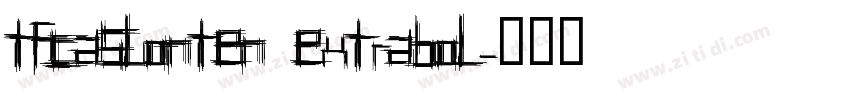 TFCaslonTen Extrabol字体转换